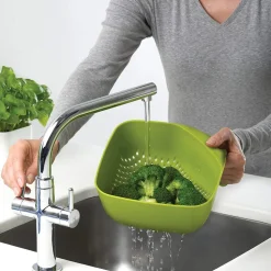 40088 Square Colander - Grün Sieb