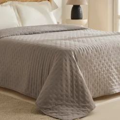 Breezy Bettüberwurf Grau 230x240 cm