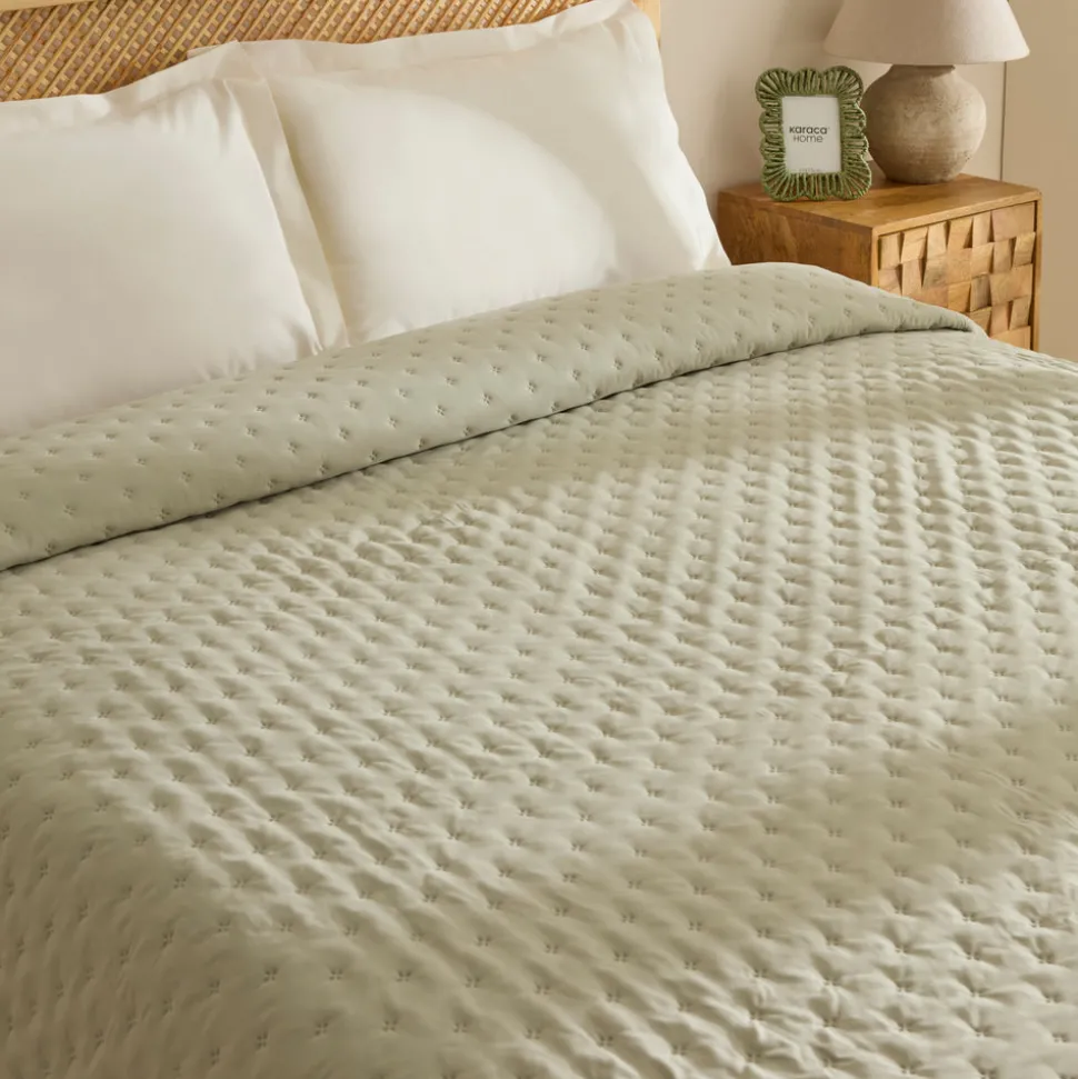 Breezy Tagesdecke Salbeigrün 160x240 cm