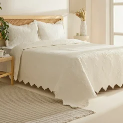 Camille Bettüberwurf-Set Ecru 230x240 Cm + 2 (50x70 Cm)