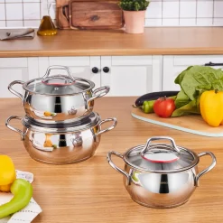 Edeltsahl Kochtopfset Emirgan 6-teilig