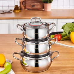 Edeltsahl Kochtopfset Emirgan 6-teilig