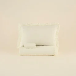 Fiona Bettüberwurf Set Ecru 230x240cm + 2(50x70) cm