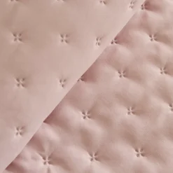 Fiona Bettüberwurf Set Puderrosa 230x240cm + 2(50x70) cm