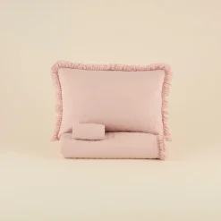 Fiona Bettüberwurf Set Puderrosa 230x240cm + 2(50x70) cm