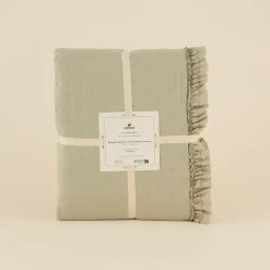 Fiona Bettüberwurf Set Salbeigrün 230x240cm + 2(50x70) cm