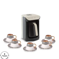 Hatır Köz Turkish Coffee Machine mit Röstfunktion Creme