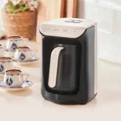 Hatır Köz Turkish Coffee Machine mit Röstfunktion Creme