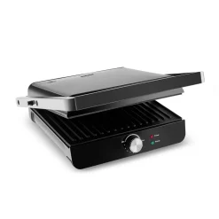 Homend Grilliant 1356H Inox-Gehäuse mit Gusseisenplatten Sandwich- und Grillmaschine