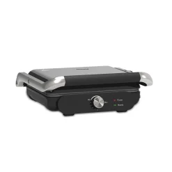 Homend Grilliant 1366H Toaster und Grill mit herausnehmbarer Gusseisenplatte und Edelstahlgehäuse