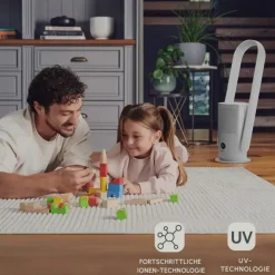 Homend O-zone 9008H Cool+ Heatwave Luftreiniger 35W Weiß