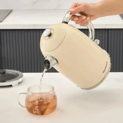 Homend Vintage Heatrow 1627H, Wasserkocher, Creme, 2200W