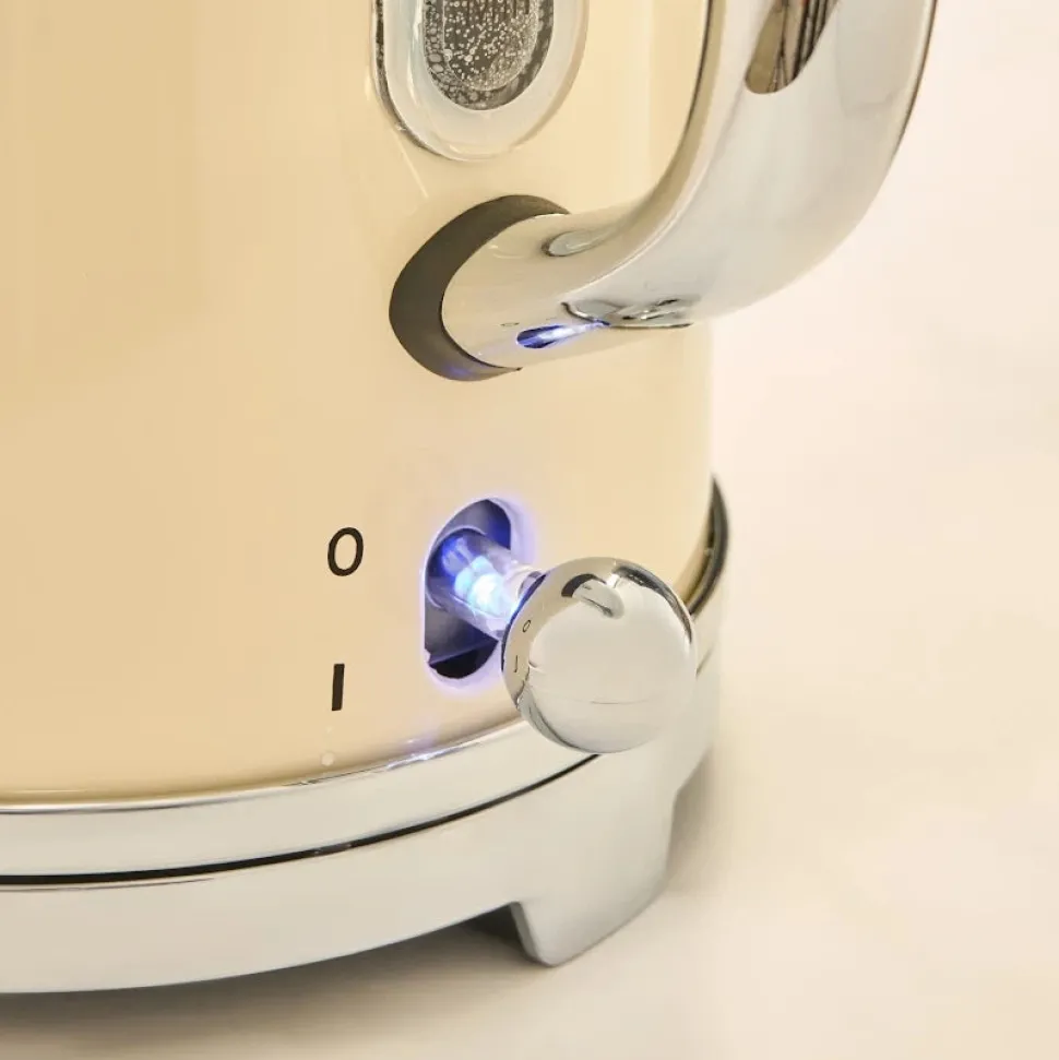 Homend Vintage Heatrow 1627H, Wasserkocher, Creme, 2200W