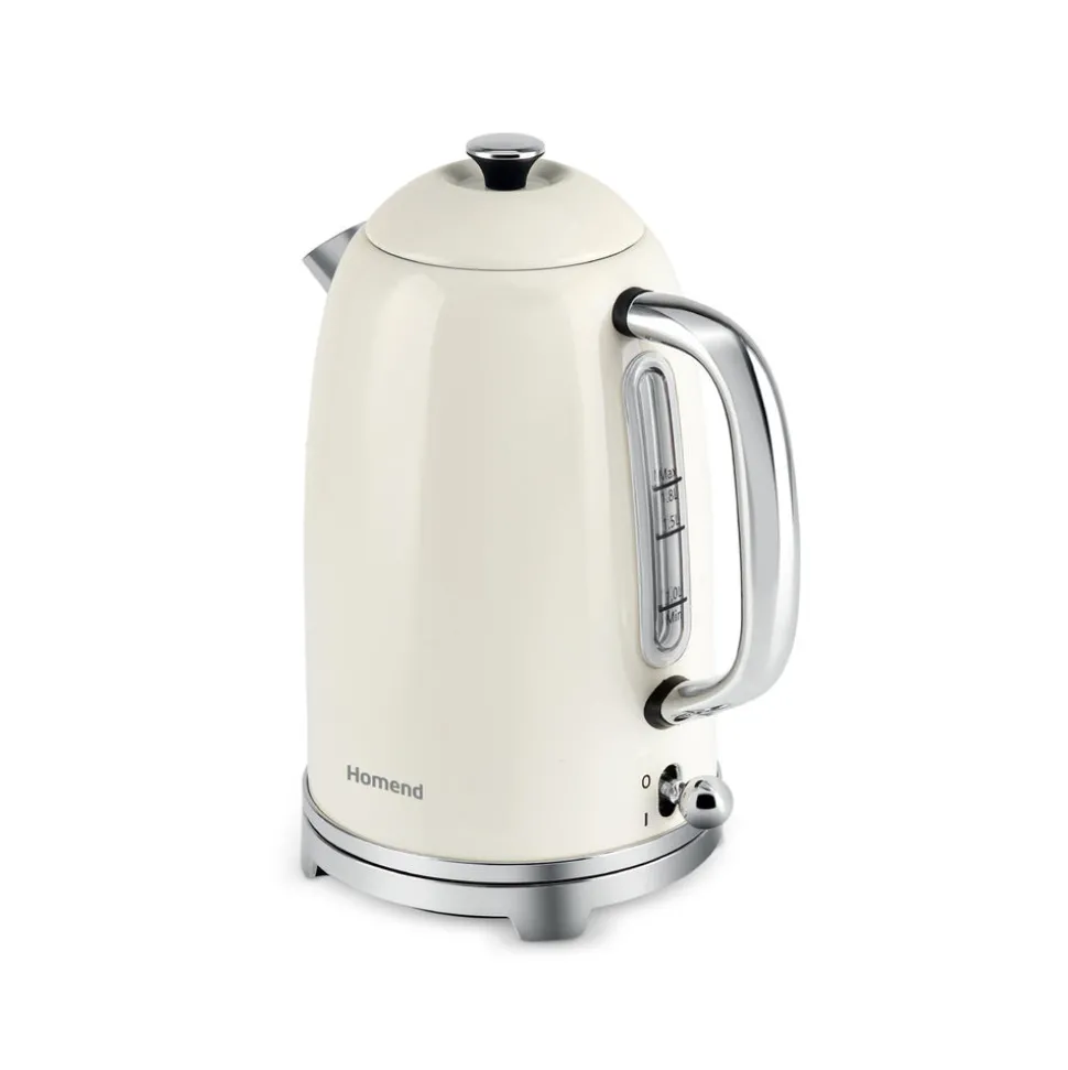 Homend Vintage Heatrow 1627H, Wasserkocher, Creme, 2200W