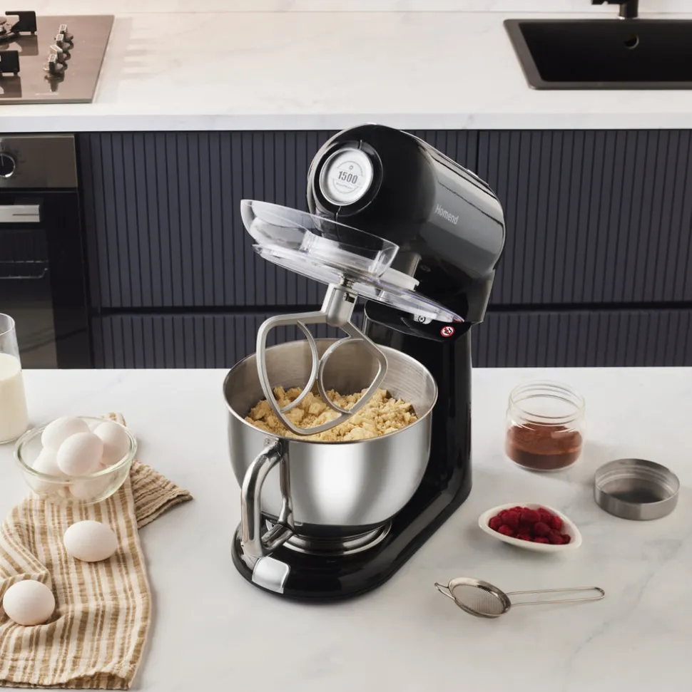 Homend Vintage Profashion 3027H, Küchenchef, Schwarz, 1500W, 5,5L