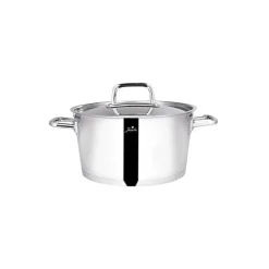 Jumbo Felix 8-teiliges Edelstahl-Topfset mit Induktionsboden