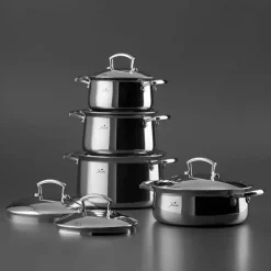 Jumbo Flame 4-teiliges Topf-Set