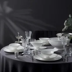 Jumbo Moon Platin 64-teiliges Tafelservice für 12 Personen