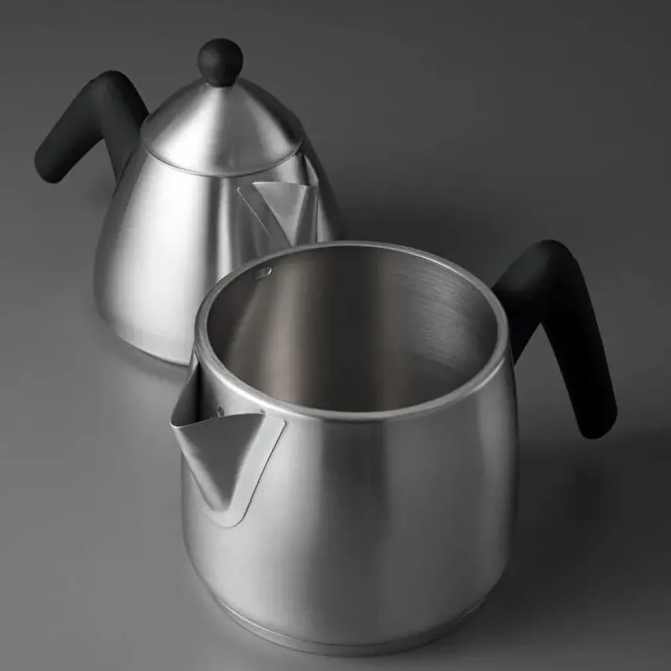 Jumbo Steel Teekanne mit Induktionsboden, matt