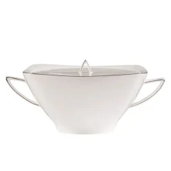 Jumbo Wind Platin 64-teiliges Tafelservice für 12 Personen – Quadratisch