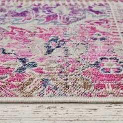 Kaşmir Halı 7/24 Alaca Kırkyama Rosa, 160x230 cm