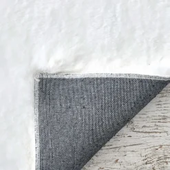 Kaşmir Halı 7/24 Cosy Weiß Teppich 80x300 cm