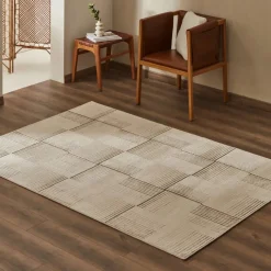 Kaşmir Halı 7/24 İskandinav Elin, Beige, 160x230 cm