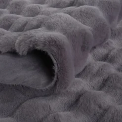 Kaşmir Halı Cosy Premium Bubble Anthrazit Oval 100x150 cm