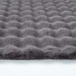 Kaşmir Halı Cosy Premium Bubble Anthrazit Oval 100x150 cm