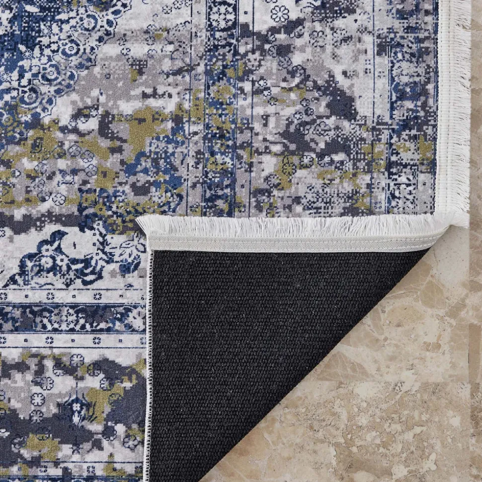 Kaşmir Halı Decorativ Art Retro Madalyon Teppich 160x230 cm