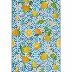 Kaşmir Halı Dekoratif Art Küche Zitrone, 80x150 cm