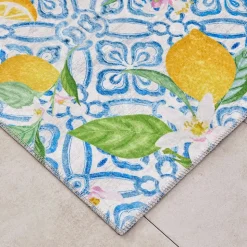 Kaşmir Halı Dekoratif Art Küche Zitrone, 80x150 cm