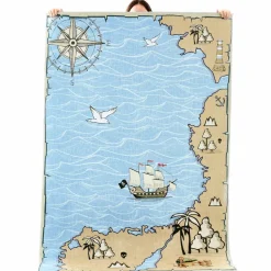 Kaşmir Halı Dekorativ Art Sea Kinderteppich 120x180 cm