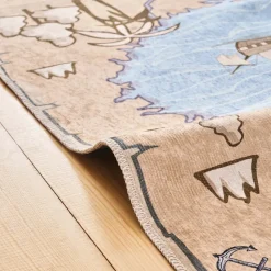 Kaşmir Halı Dekorativ Art Sea Kinderteppich 120x180 cm