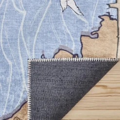 Kaşmir Halı Dekorative Art Kinder/Jugendliche Meer, 80x150 cm