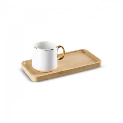 Karaca Ada Bamboo Platte 2 Person Kaffeetasse 90 Ml