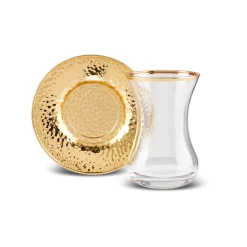 Karaca Ada Gold 18-teiliges Teeservice für 6 Personen