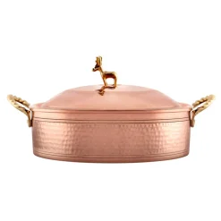 Karaca Alacahoyuk Kupfer Reistopf 18 cm