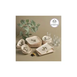 Karaca Alyvia Frühstücksset und Servierschalen 24- teilig für 6 Personen