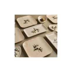 Karaca Alyvia Frühstücksset und Servierschalen 24- teilig für 6 Personen