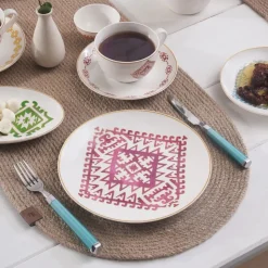 Karaca Anatolian Frühstücksset und Servierschalen, 26 Teilig