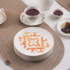 Karaca Anatolian Frühstücksset und Servierschalen, 26 Teilig