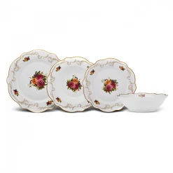 Karaca Antique Porcelain 24 Stück 6 Sitzer Dinner Set