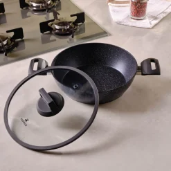 Karaca Aqua Granit Flaches Kochgeschirr 26 cm