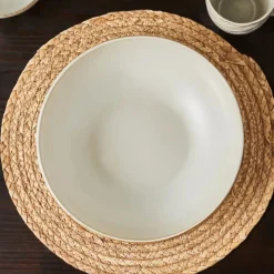 Karaca Aria Reactive Glaze Große Schüssel, 27cm, Beige