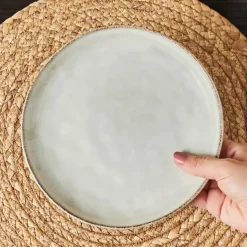 Karaca Aria Reactive Glaze Kuchenteller, 20 cm, Beige