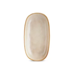 Karaca Aria Servierplatte mit Reaktivglasur, 16 cm, Beige