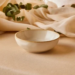 Karaca Aria Snackschale mit Reaktivglasur, 12 cm, Beige