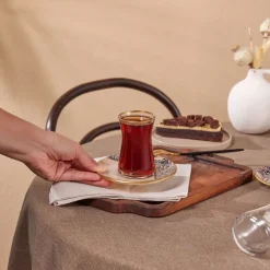 Karaca Aris 6 Personen Teeset, 12 Teilig