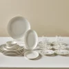 Karaca Artiste Bone China 20-teiliges Tafelservice für 6 Personen, Weiß